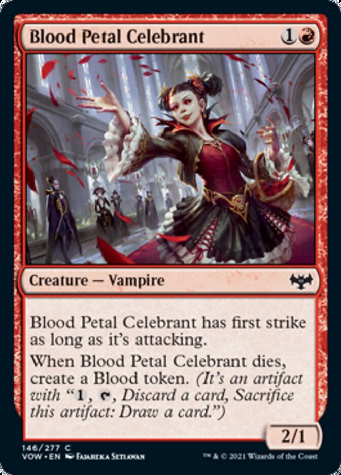 Blood Petal Celebrant [Innistrad: Crimson Vow] | Dumpster Cat Games