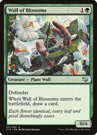 Wall of Blossoms [Commander 2015] | Dumpster Cat Games