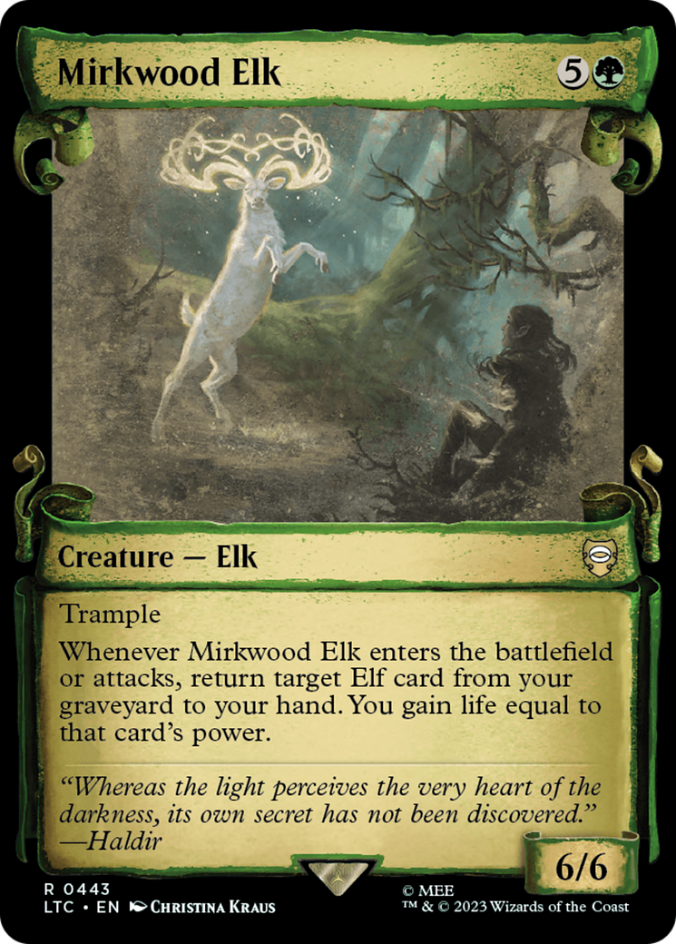 Mirkwood Elk [The Lord of the Rings: Tales of Middle-Earth Commander Showcase Scrolls] | Dumpster Cat Games