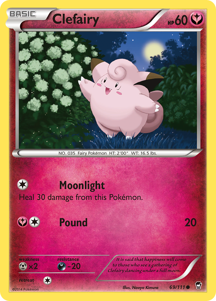 Clefairy (69/111) [XY: Furious Fists] | Dumpster Cat Games