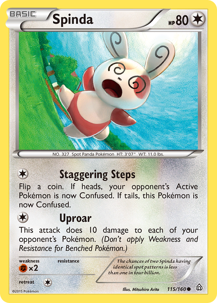 Spinda (115/160) [XY: Primal Clash] | Dumpster Cat Games