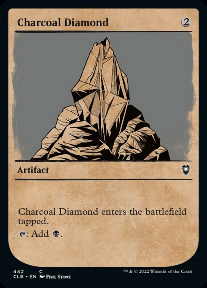 Charcoal Diamond (Showcase) [Commander Legends: Battle for Baldur's Gate] | Dumpster Cat Games