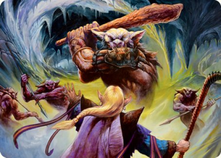 Den of the Bugbear (Dungeon Module) Art Card [Dungeons & Dragons: Adventures in the Forgotten Realms Art Series] | Dumpster Cat Games