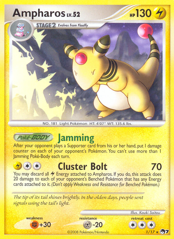 Ampharos (1/17) [POP Series 7] | Dumpster Cat Games