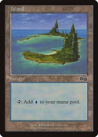 Island (336) [Urza's Saga] | Dumpster Cat Games