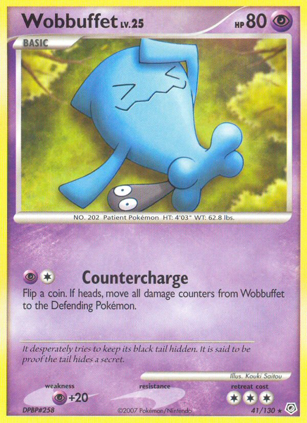 Wobbuffet (41/130) [Diamond & Pearl: Base Set] | Dumpster Cat Games