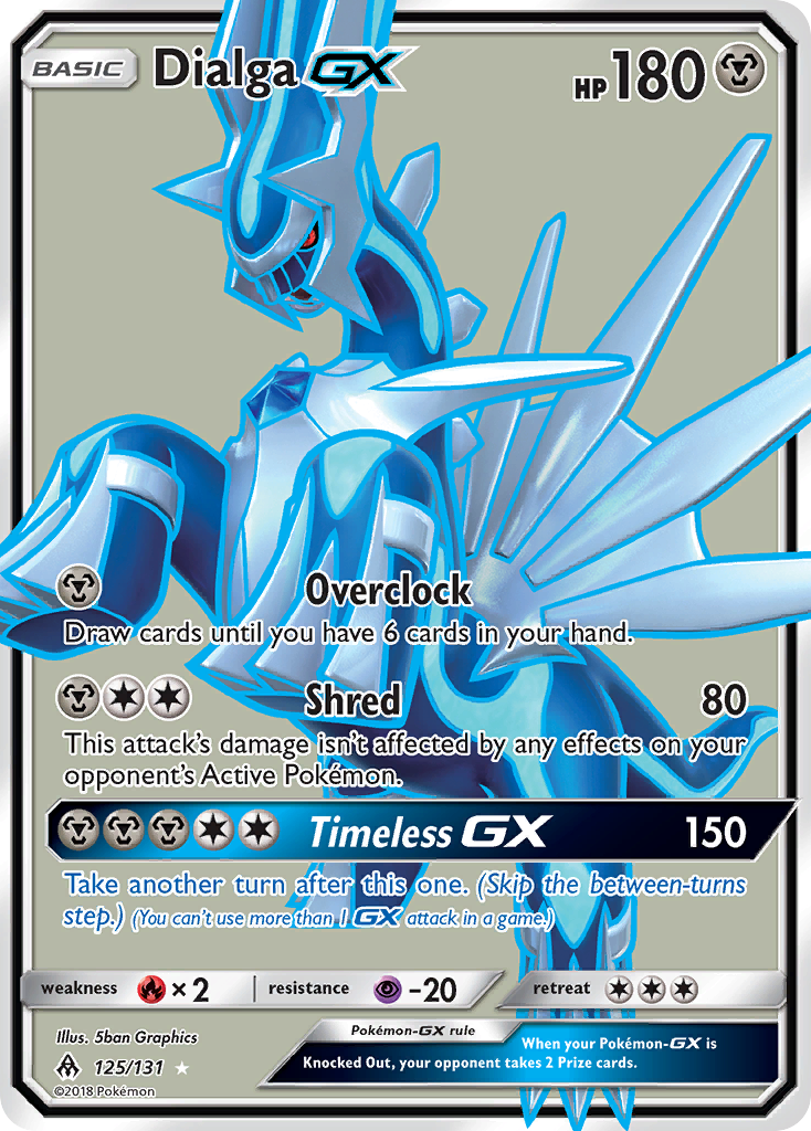 Dialga GX (125/131) [Sun & Moon: Forbidden Light] | Dumpster Cat Games