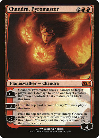 Chandra, Pyromaster [Magic 2014] | Dumpster Cat Games