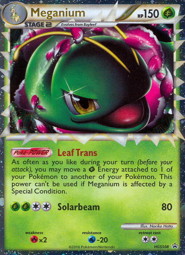 Meganium (HGSS08) [HeartGold & SoulSilver: Black Star Promos] | Dumpster Cat Games