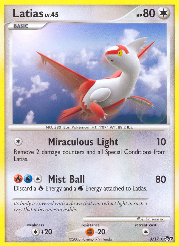 Latias (3/17) [POP Series 7] | Dumpster Cat Games