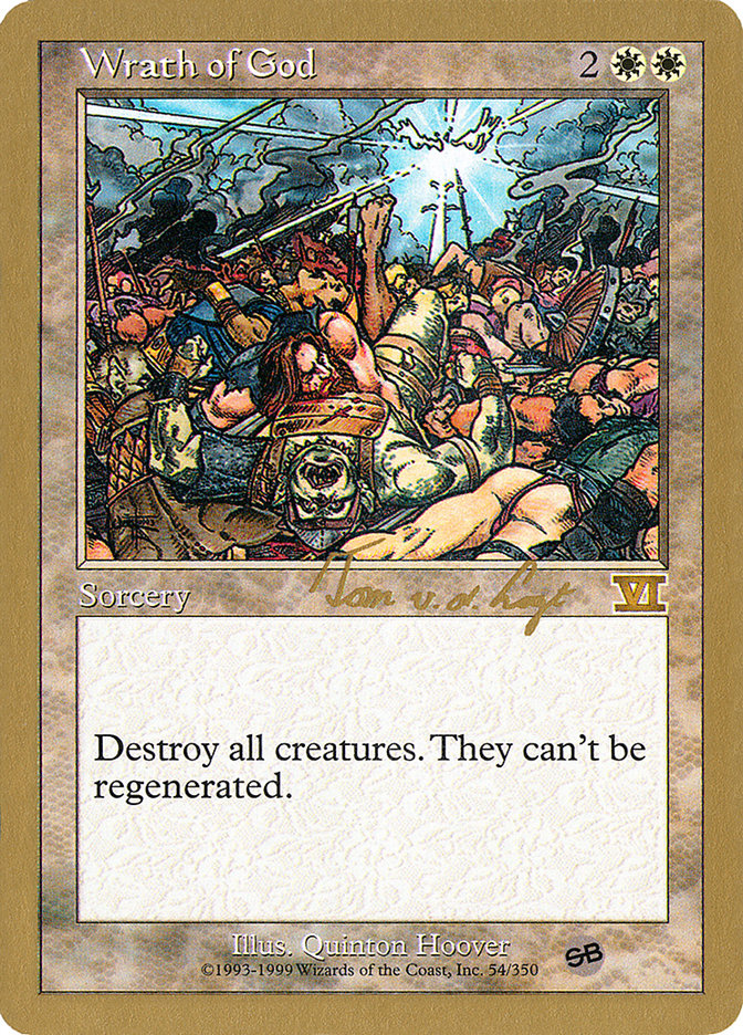 Wrath of God (Tom van de Logt) (SB) [World Championship Decks 2000] | Dumpster Cat Games