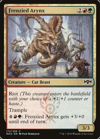 Frenzied Arynx [Ravnica Allegiance] | Dumpster Cat Games