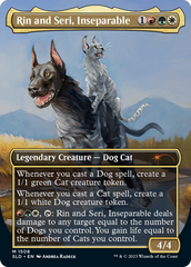 Rin and Seri, Inseparable (1508) // Rin and Seri, Inseparable [Secret Lair Commander Deck: Raining Cats and Dogs] | Dumpster Cat Games