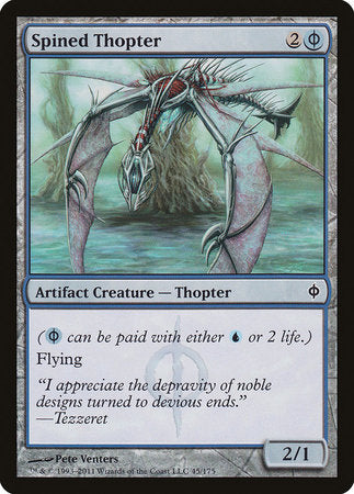 Spined Thopter [New Phyrexia] | Dumpster Cat Games