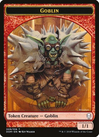 Goblin Token [Dominaria Tokens] | Dumpster Cat Games