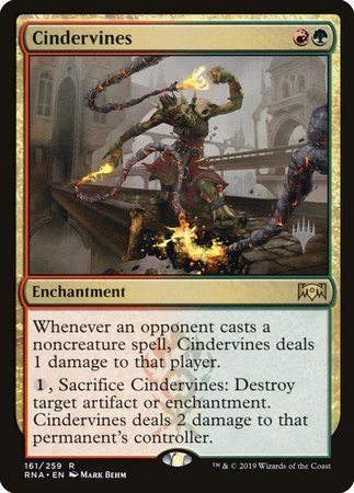 Cindervines [Ravnica Allegiance Promos] | Dumpster Cat Games