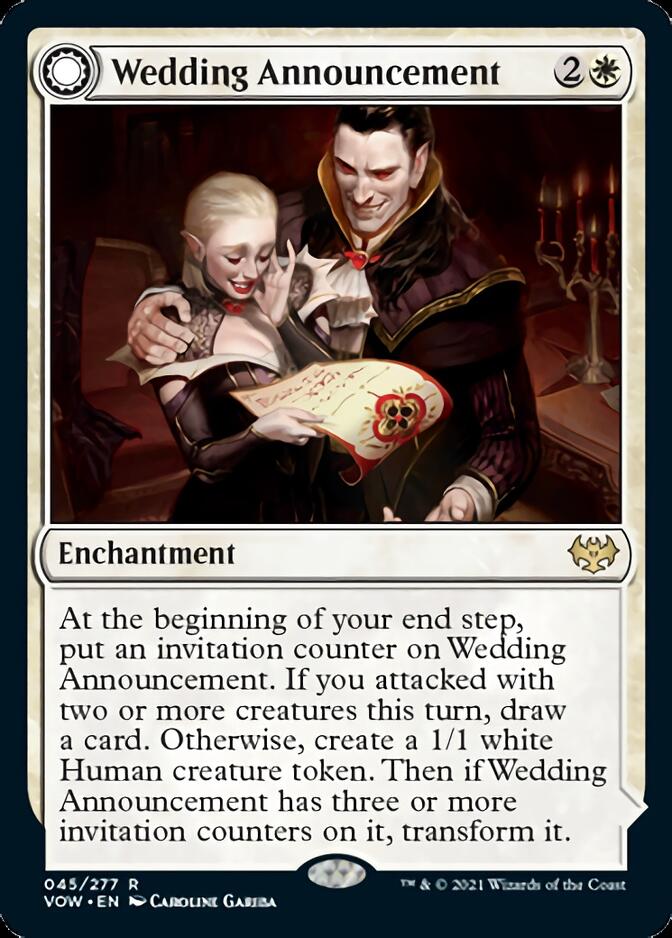 Wedding Announcement // Wedding Festivity [Innistrad: Crimson Vow] | Dumpster Cat Games