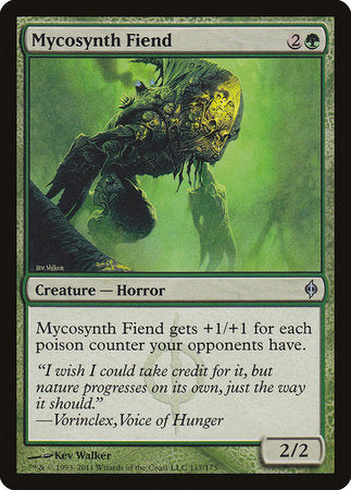 Mycosynth Fiend [New Phyrexia] | Dumpster Cat Games