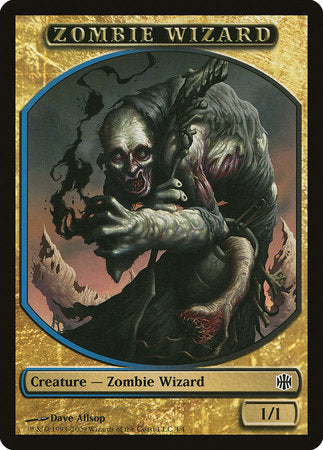 Zombie Wizard Token [Alara Reborn Tokens] | Dumpster Cat Games