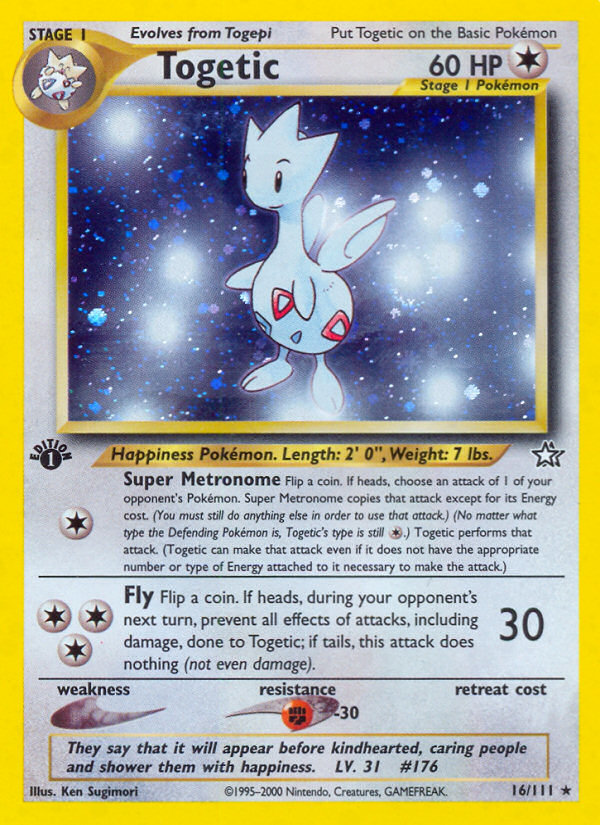 Togetic (16/111) [Neo Genesis 1st Edition] | Dumpster Cat Games