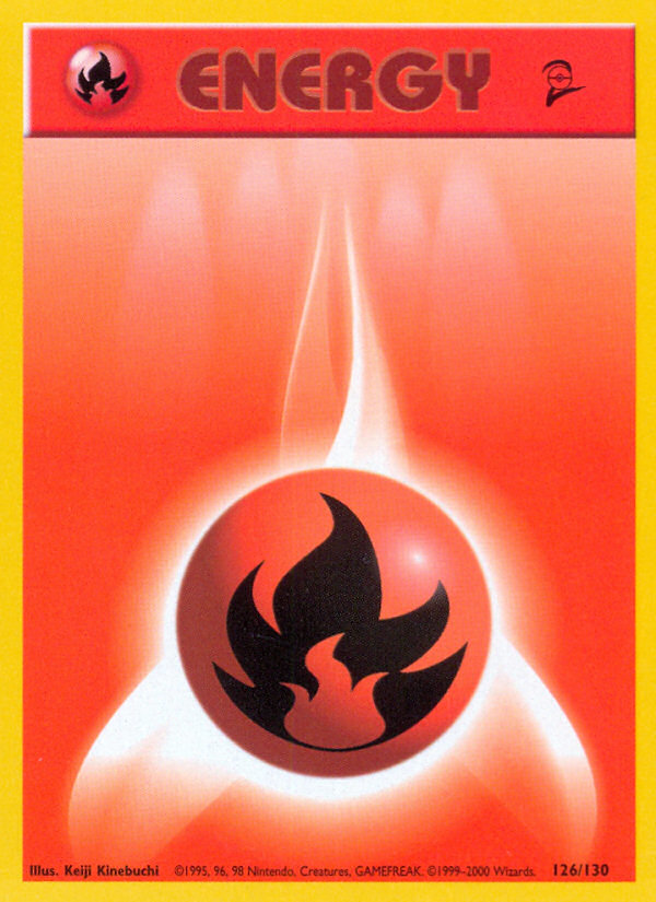 Fire Energy (126/130) [Base Set 2] | Dumpster Cat Games