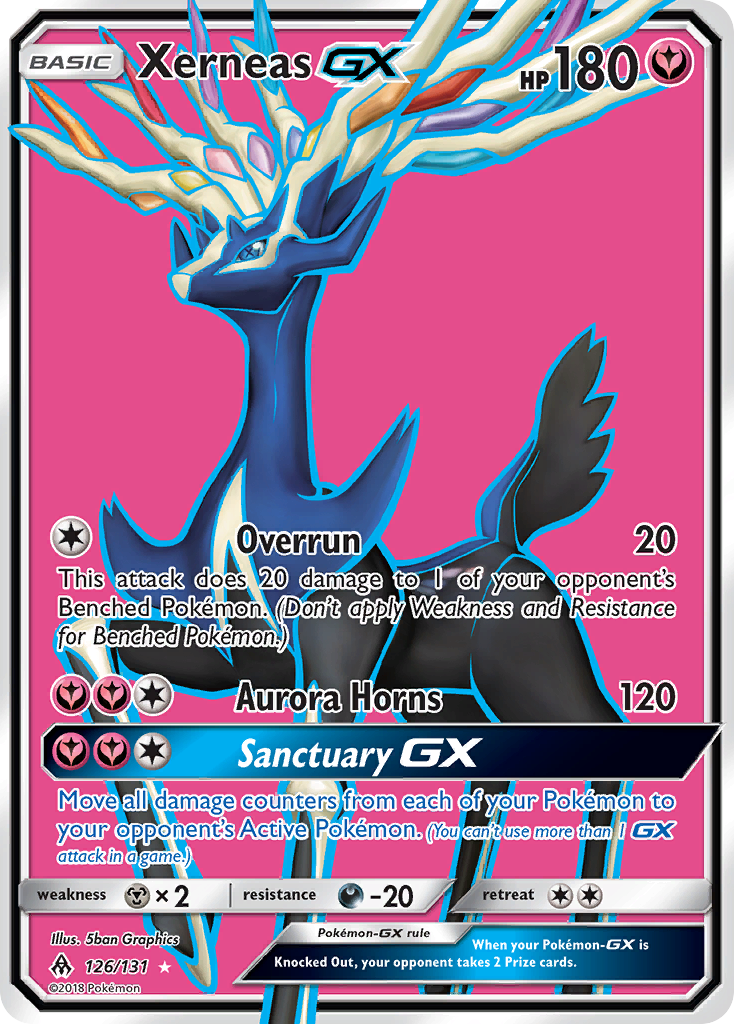 Xerneas GX (126/131) [Sun & Moon: Forbidden Light] | Dumpster Cat Games