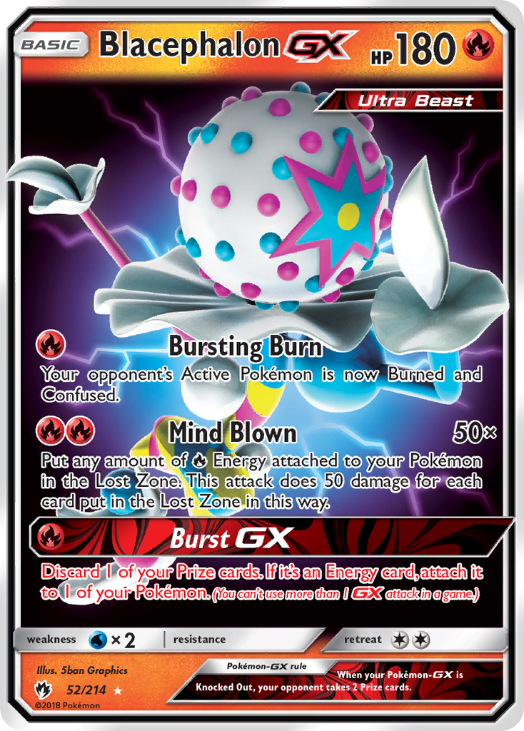 Blacephalon GX (52/214) [Sun & Moon: Lost Thunder] | Dumpster Cat Games