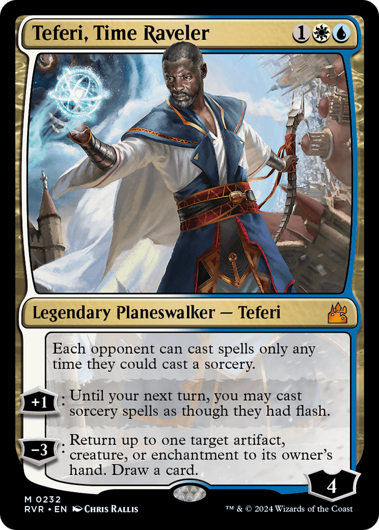 Teferi, Time Raveler [Ravnica Remastered] | Dumpster Cat Games