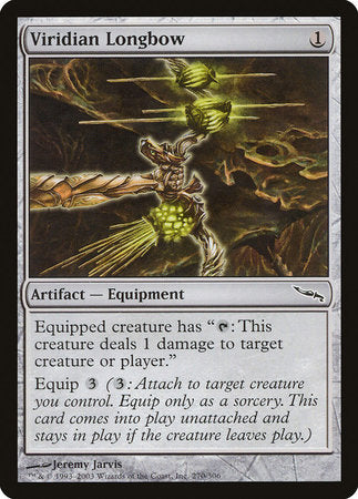 Viridian Longbow [Mirrodin] | Dumpster Cat Games