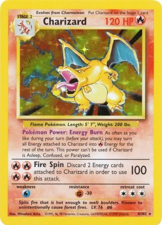 Charizard (4/102) [Base Set Unlimited] | Dumpster Cat Games