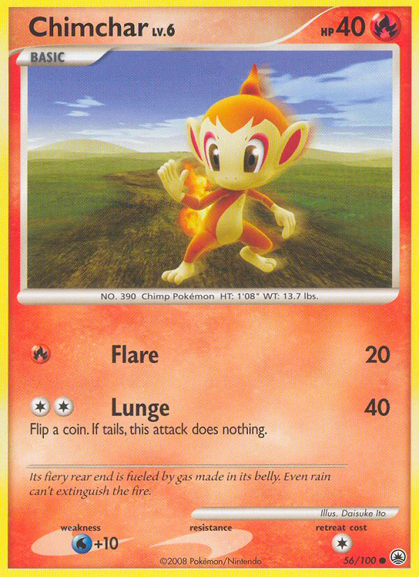 Chimchar (56/100) [Diamond & Pearl: Majestic Dawn] | Dumpster Cat Games