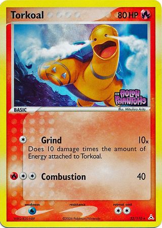 Torkoal (33/110) (Stamped) [EX: Holon Phantoms] | Dumpster Cat Games