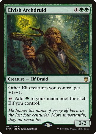 Elvish Archdruid [Commander Anthology] | Dumpster Cat Games