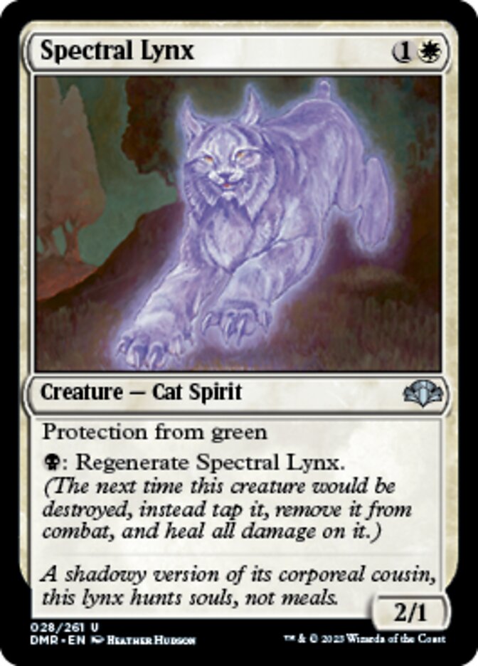 Spectral Lynx [Dominaria Remastered] | Dumpster Cat Games