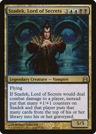 Szadek, Lord of Secrets [Commander 2011] | Dumpster Cat Games