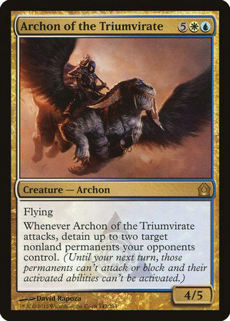 Archon of the Triumvirate [Return to Ravnica] | Dumpster Cat Games