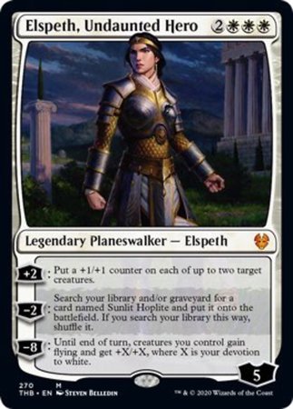 Elspeth, Undaunted Hero [Theros Beyond Death] | Dumpster Cat Games