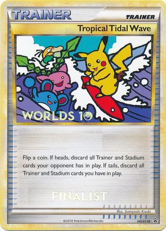 Tropical Tidal Wave (HGSS18) (Finalist) [HeartGold & SoulSilver: Black Star Promos] | Dumpster Cat Games