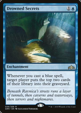 Drowned Secrets [Guilds of Ravnica] | Dumpster Cat Games