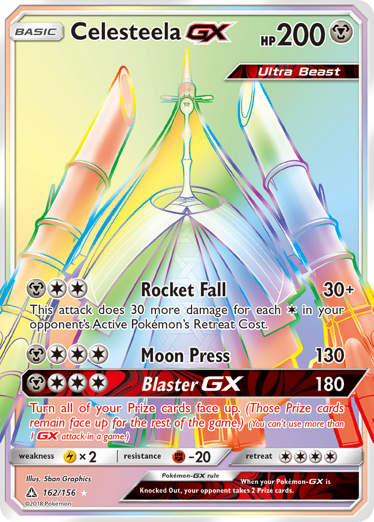 Celesteela GX (162/156) [Sun & Moon: Ultra Prism] | Dumpster Cat Games