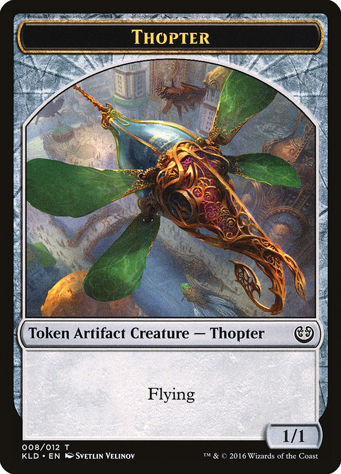 Thopter (008/012) [Kaladesh Tokens] | Dumpster Cat Games