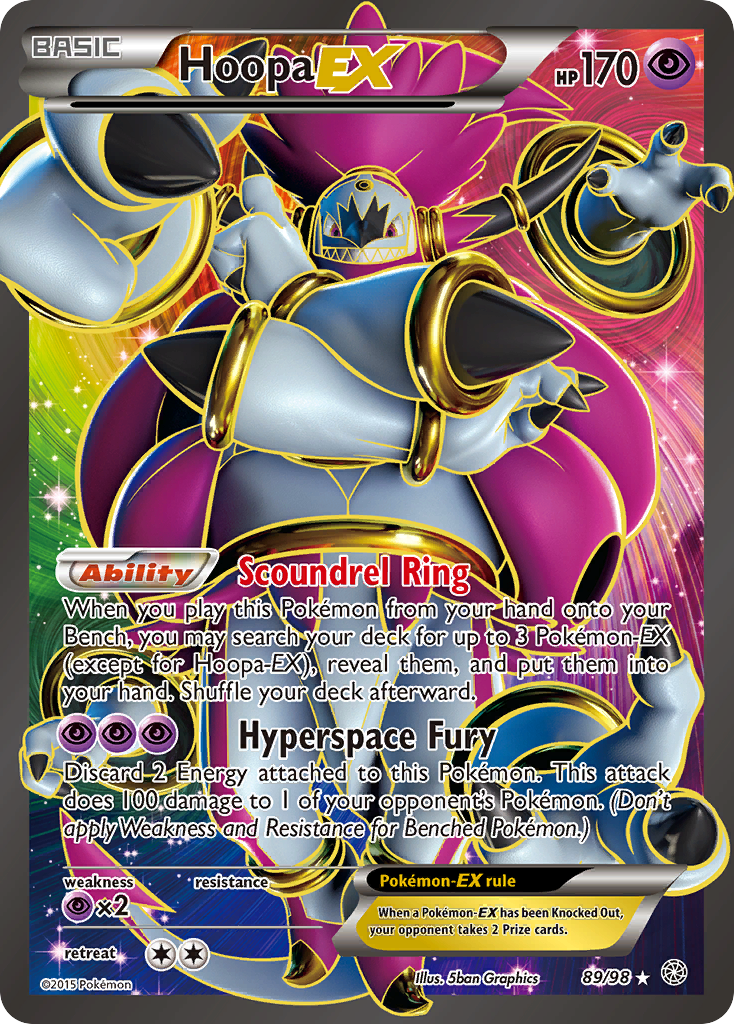 Hoopa EX (89/98) [XY: Ancient Origins] | Dumpster Cat Games