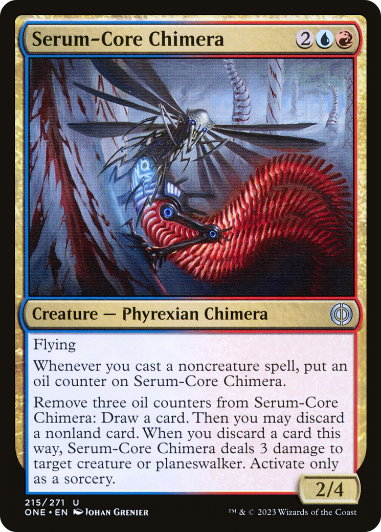 Serum-Core Chimera [Phyrexia: All Will Be One] | Dumpster Cat Games