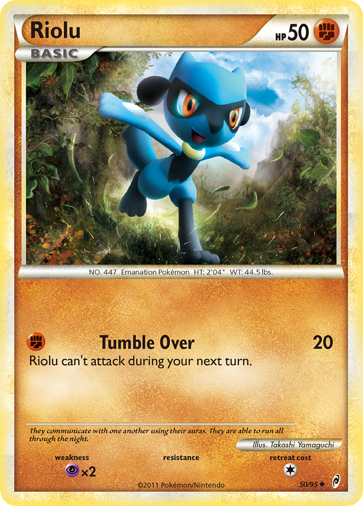 Riolu (50/95) [HeartGold & SoulSilver: Call of Legends] | Dumpster Cat Games