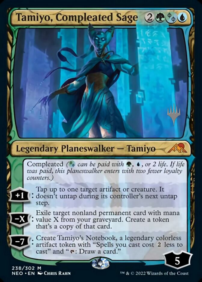 Tamiyo, Compleated Sage (Promo Pack) [Kamigawa: Neon Dynasty Promos] | Dumpster Cat Games