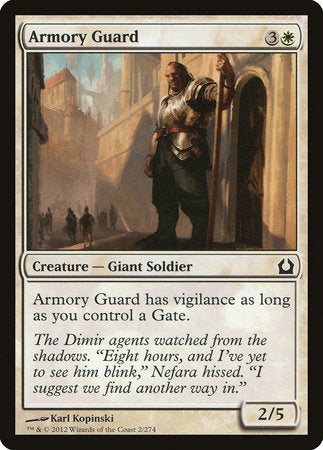 Armory Guard [Return to Ravnica] | Dumpster Cat Games