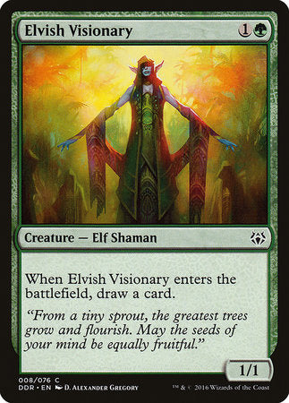 Elvish Visionary [Duel Decks: Nissa vs. Ob Nixilis] | Dumpster Cat Games