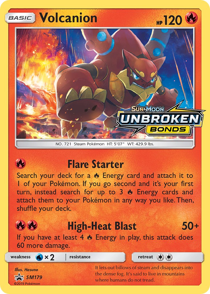 Volcanion (SM179) [Sun & Moon: Black Star Promos] | Dumpster Cat Games