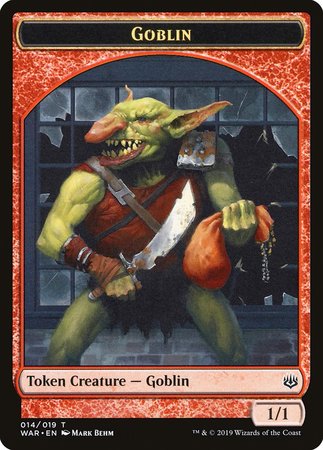 Goblin Token [War of the Spark Tokens] | Dumpster Cat Games