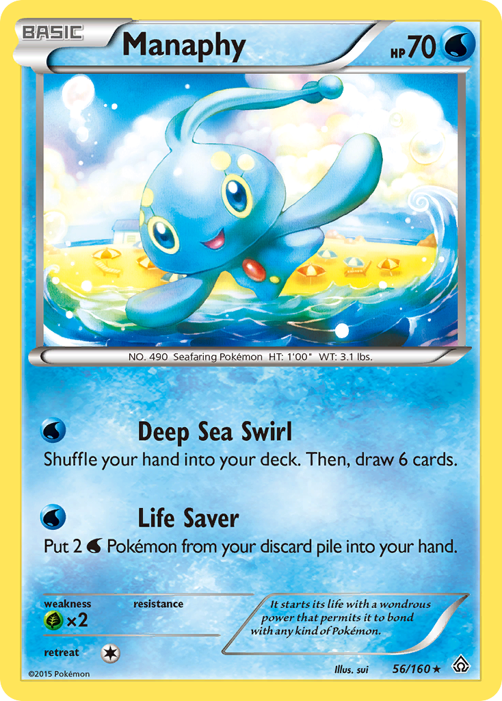 Manaphy (56/160) [XY: Primal Clash] | Dumpster Cat Games